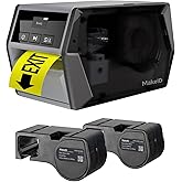 Makeid D50 Industrial Label Printer, Desktop Label Maker 2" Print Head, Mobile APP & PC Editor Compatible, 2600mAh Li-ion Battery, Come with 1.97" W x 26.24ft L Label Heavy-Duty Labeler for Job Sites