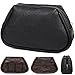 Cosmetic Bag,Travel Makeup Bags With Multifunction Organizer Mesh Pockets (Black)