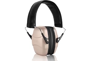 ucho 34dB Slim Noise Shooting Ear Protection - Special Designed Ear Muffs Lighter Weight & Maximum Hearing Protection