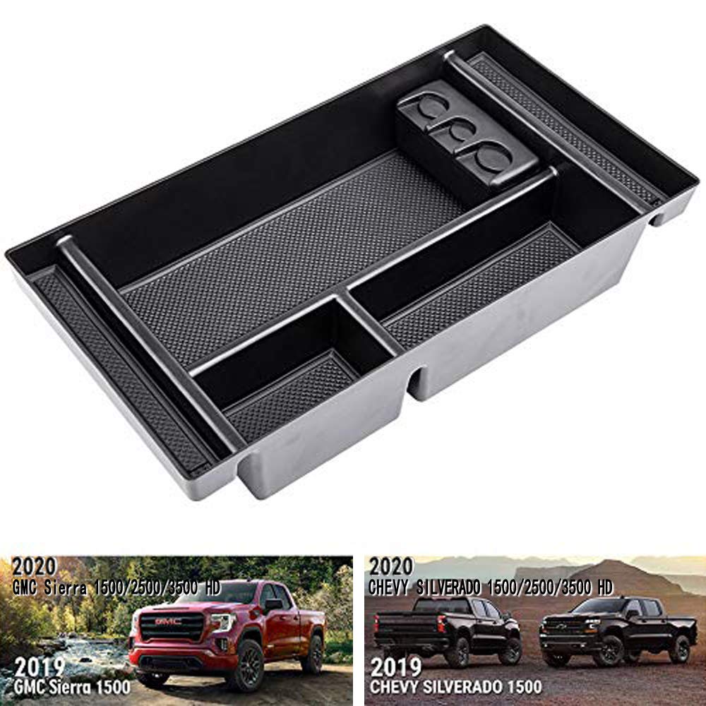 Buy Techouter Center Console Organizer Tray for 2019 Chevy Silverado