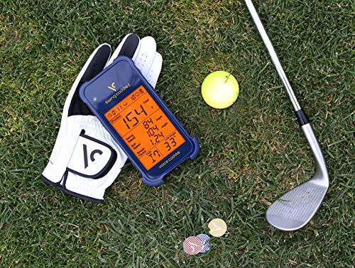Voice Caddie SC 200 Portable Golf Launch Monitor with Audible Output, Blue (Certified Refurbished)