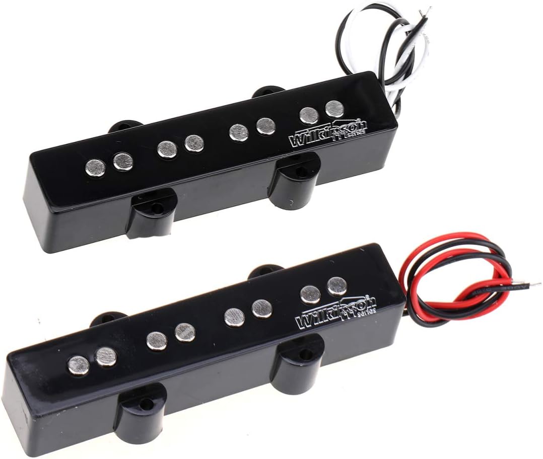 Wilkinson Variable Gauss Ceramic Traditional Jazz Bass Pickups Set for