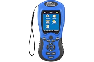 GPS Land Meter, NF-198 GPS Land Meter Handheld Digital LCD Farmland Area Length Height Pressure Satellite Measuring Device, A