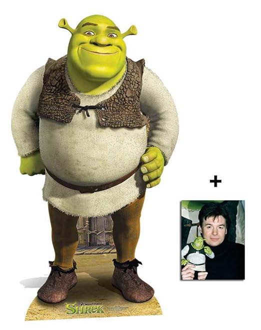 Fan Pack Shrek Lifesize Cardboard Cutout / Standee / Standup Includes