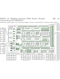 HiLetgo Junta de Control de impresora 3d RAMPS 1.4 Panel de control Reprap