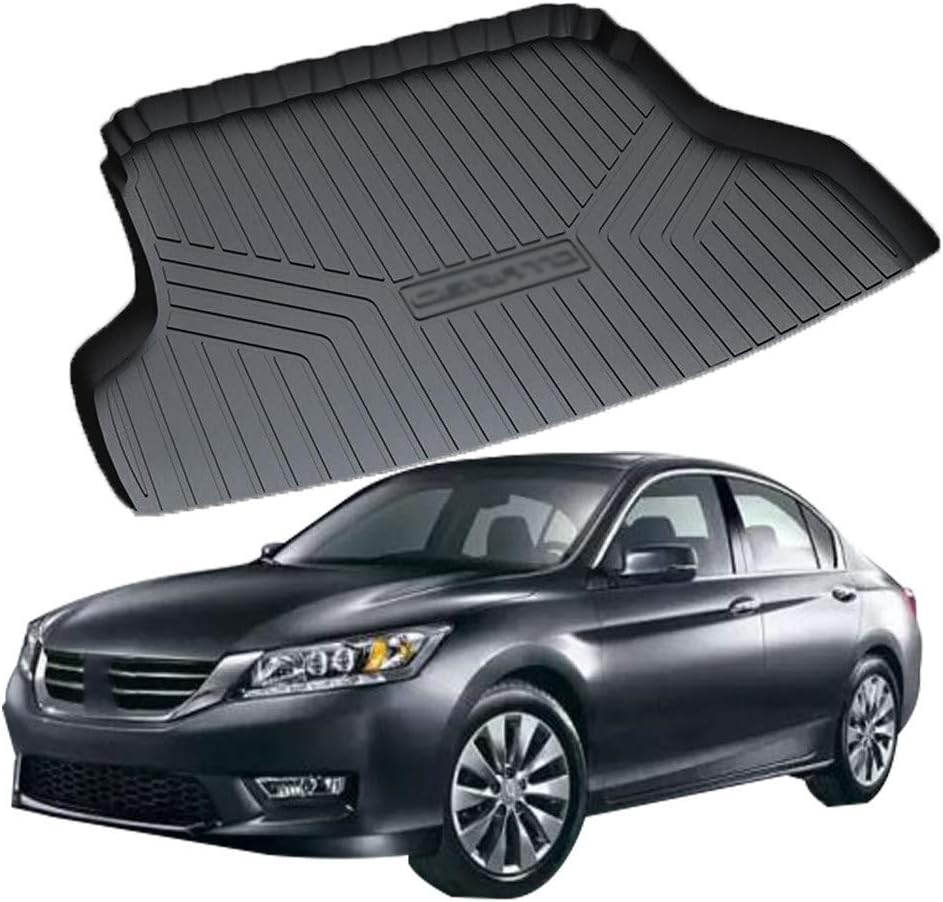 MAOMAOQUEENss Cargo Tray Trunk Floor Protector Mat Compatible With Honda CRV/CRIDER/Accord/Civic/Spirior/AvanCier/URV/CITY, Etc.Made Rubber,Scratch-Resistant,CRV-hybrid-2017