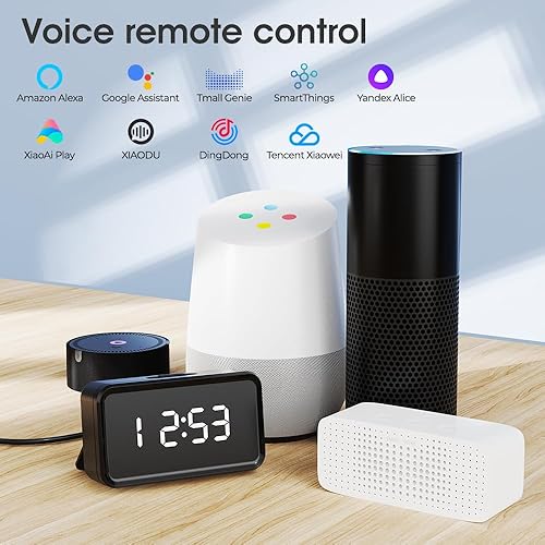WiFi RF IR Universal Remote Controller with Type-C Port and Time Display,  Smart Home Infrared Universal Remote