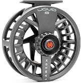 LAMSON Liquid S-Series &amp; HD Fly Fishing Reels, All-Water, Large Arbor | Versatile, Lightweight Fly Reel, Sealed Conical Drag, Large Arbor, Pressure-Cast Aluminum Build, Best For Fresh/Saltwater
