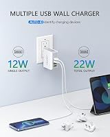 Lencent 4-Port USB Travel Charger 22W 5V 4.4A Worldwide Plug Adapter view 3