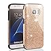 MEKO(TM) Galaxy S7 Case,Shiny Sparkles Glitter Bling Case -Built-in Glitter Firm Rubber Shock Absorbing Bumper Case for Samsung Galaxy S7-(Gold)