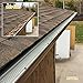 Gutter Cleaning Tool - Roof Retractable Gutter Cleaner, Telescoping Pole, Best Garden Hose Flexible Wand for Window Cleaning Washer Extendable House Clean Kit