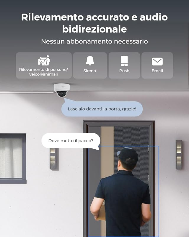 12MP Kit Caméra PoE, Grand Angle 145°, IK10 Anti-Vandalisme
