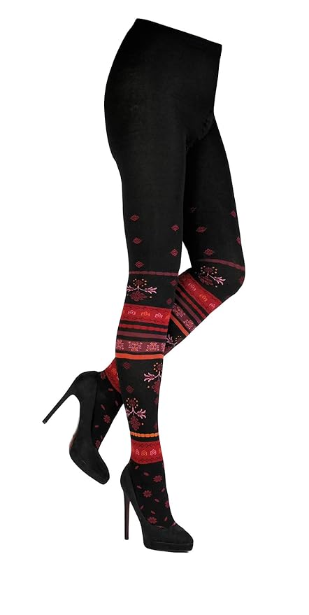 CRÖNERT Damen Strumpfhose Strickstrumpfhose Design Alma 72227