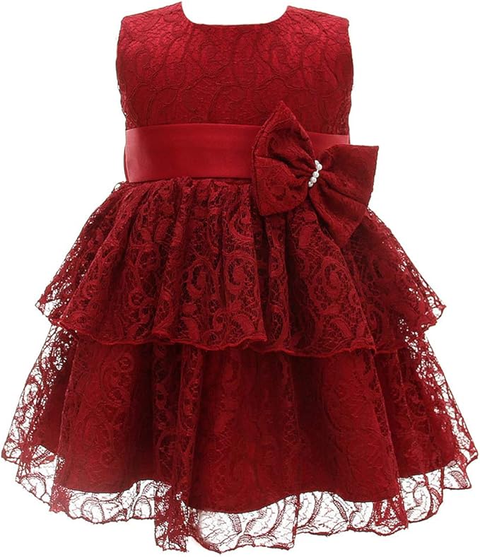 Monimo Baby Madchen Prinzessin Kleid Taufkleid Festlich Kleid Hochzeit Partykleid Festzug Babybekleidung Amazon De Bekleidung