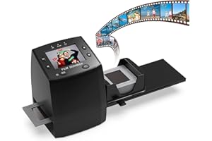 DIGITNOW High Resolution 135 Film/Slide Scanner, Slide Viewer and Convert 35mm Negative Film &Slide to Digital JPEG Save into