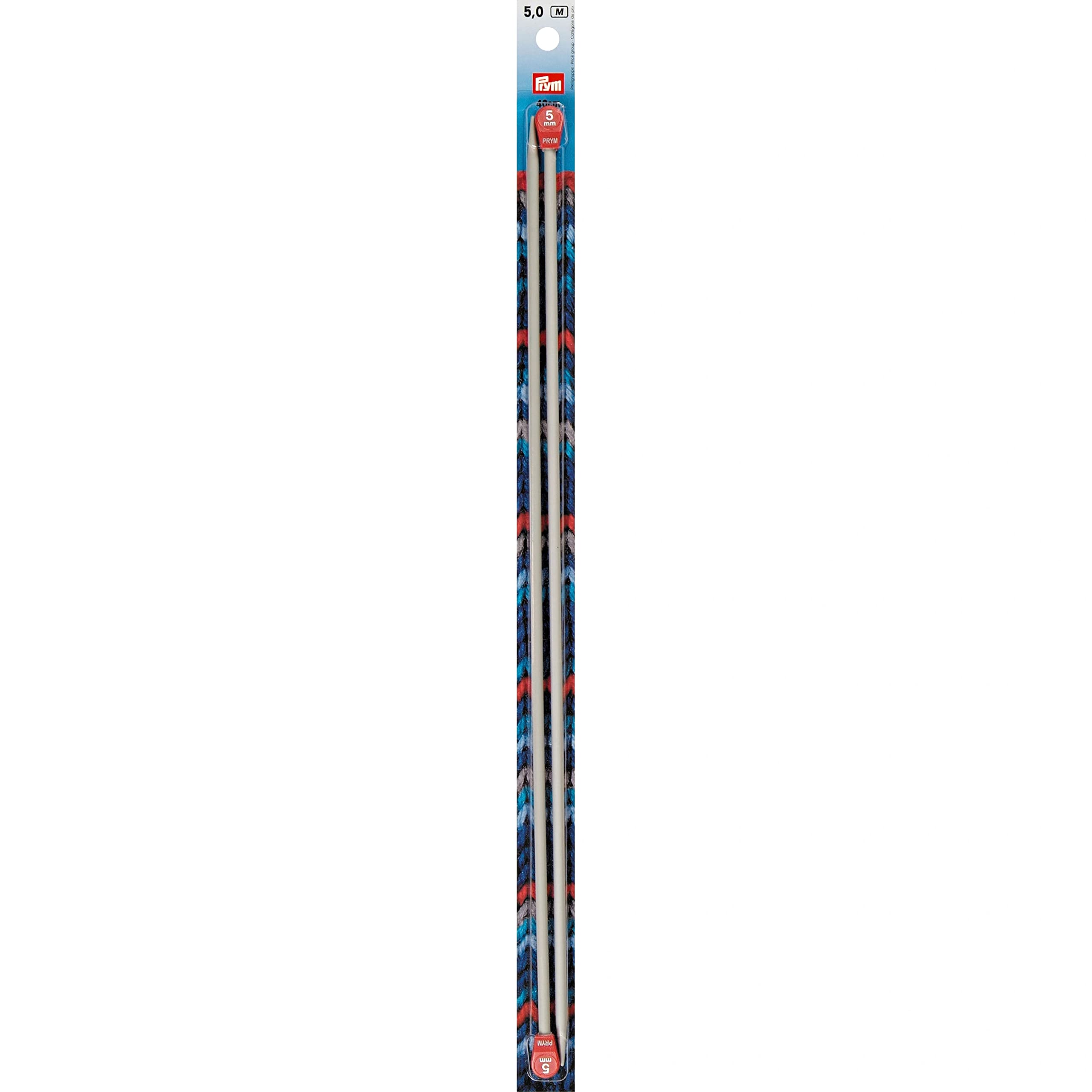 Prym - Prym Aluminium (40cm, 5.00mm) Knitting Needle - 5 Pieces, Silver — image 1