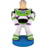 Cableguys Exquisite Gaming Buzz Lightyear Controller Holder &amp; Phone Stand | Heavy duty 8.5 in Disney Pixar Toy Story figure, compatible with Xbox, PlayStation DualSense controllers and smartphones