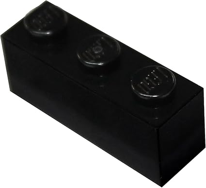 black lego pieces