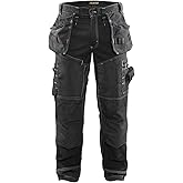 Blaklader Men's X1600 Cotton Durable Work Pants with Cordura Reinforced Pockets