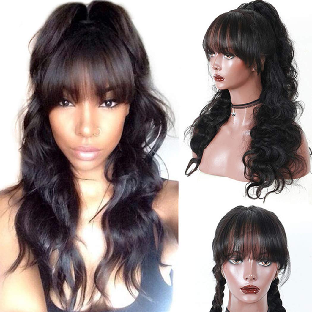 360 wigs with bangs Clearance