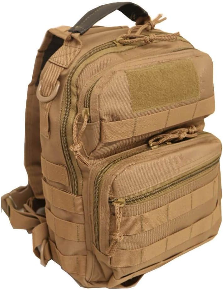 SCOUT Cross Body Bug Out Bag Tactical Sling Pack | Concealed Carry | Survival Camping Hiking Military Style Shoulder Bag