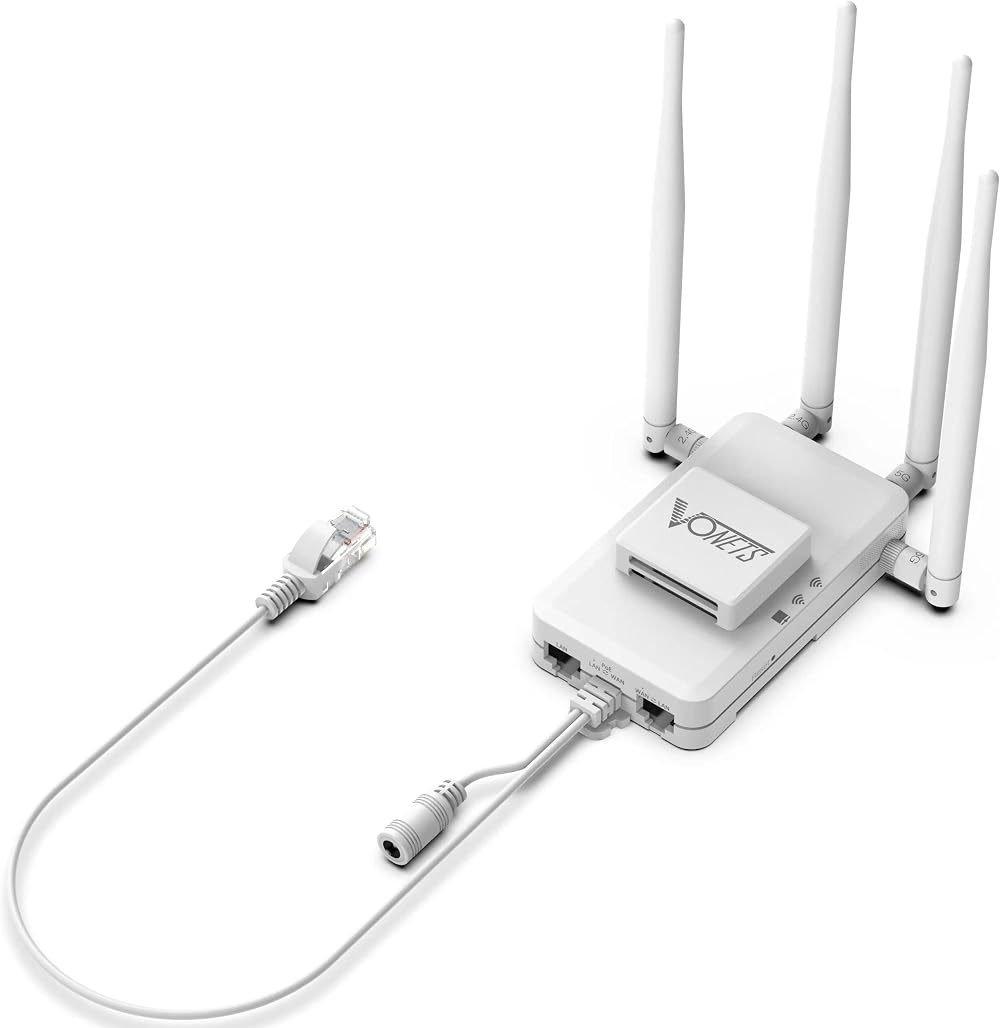 Vonets VAR1200-H Repeater 1200Mbps Dual Band 2.4G 5G POE WiFi Extender