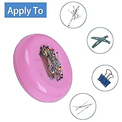 Hilltian Magnetic Pin Cushion with 100 Plastic Head