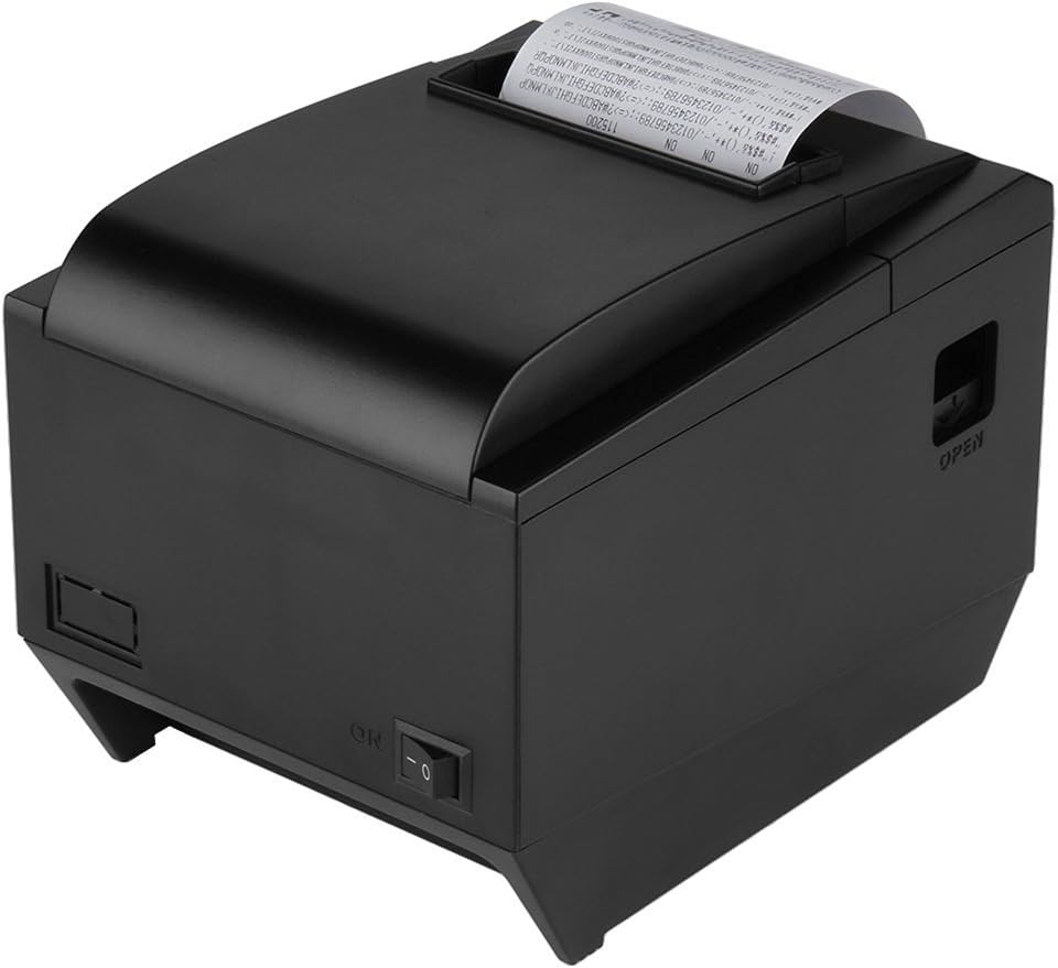 EXCELVAN zj8250 Portable Imprimante Thermique 250 mm/Sec 80 mm