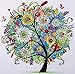 ABEUTY Diamond-Painting DIY 5D Special Shape Rhinestones, Four Season Tree Summer Enthusiasm, Partial Drill Crystal Diamond Art Kits