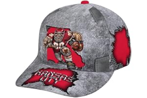 JIVEELS Football City Style Baseball Cap for Men Women Adjustable Snapback Hat Dad Hat for Sports Fan Gift Game Day Headwear