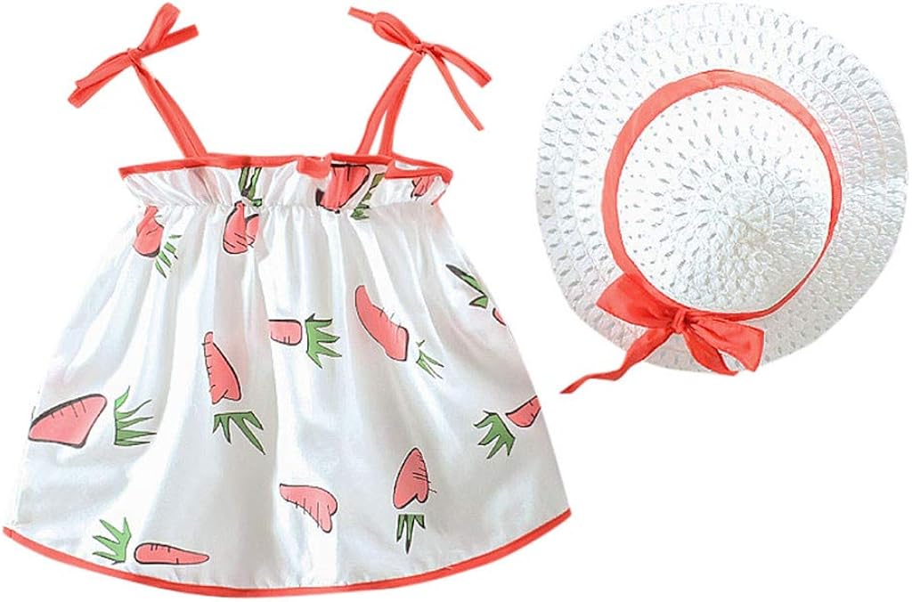 Yuyuando Robe Bebe Fille Ete Bapteme Chapeau Marige Robe Bebe Princess Ceremonie Premium 100 Coton