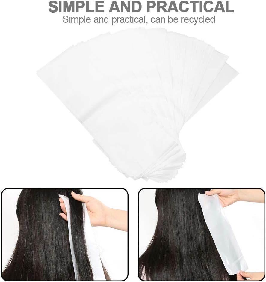 100Pcs Hair Dye Paper Hair Coloring Paper,Hair Foils Dyeing Separating Sheet Professional Salon Hair Dye Paper Recycleable Dyeing Color Highlight Paper - Image 5