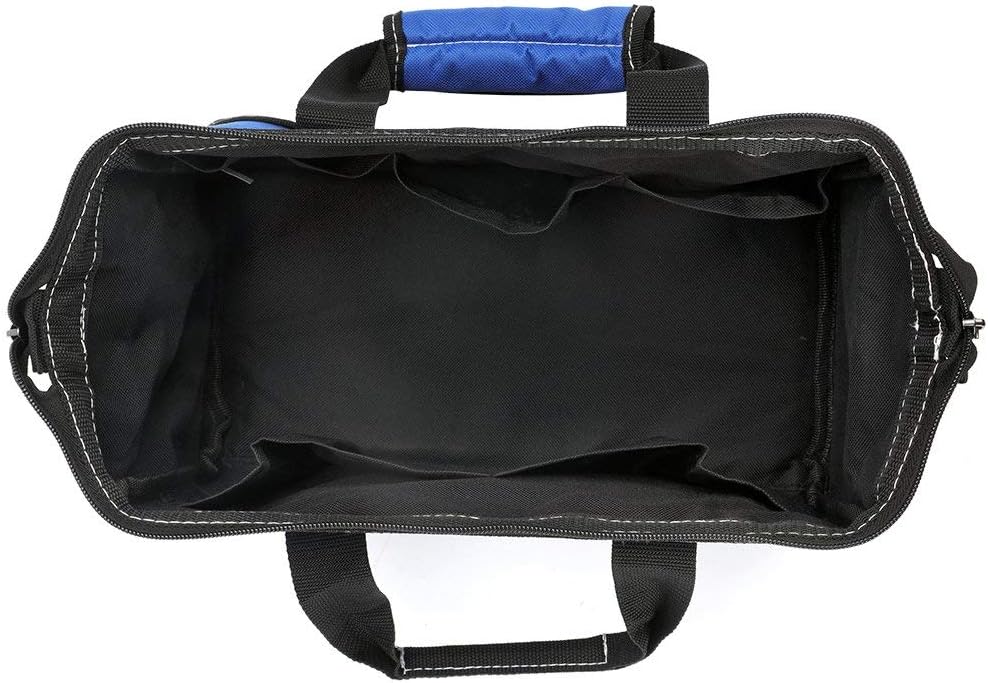 WORKPRO 13-inch Tool Bag, Wide Mouth Tool Tote Bag with Inside Pockets for Tool Storage - - 