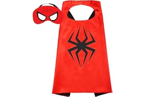AODAI Superhero Capes for Kids Halloween Costumes and Dress up - Superhero Toys Capes 4-10 Year for boys birthday party Gifts