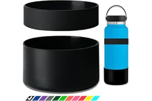 Greant Double Protective Water Bottle Boot Compatible with Hydro Flask, Silicone Flex Boot Compatible with Hydroflask Boot, Universal Anti-Slip Bottle Sleeve, 3 Sizes to Choose