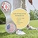 Golf Ball Marker Clip - American Flag marker - Attach To Your Pocket Edge, Belt, Clothes - Strong, Easy To Use Magnetic Mechanism - Transparent Color To Match With Anything- Great Gift!