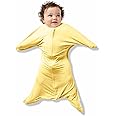 SleepingBaby EverSoft Zipadee-Zip Transitional Swaddle Sack - Roomy Wearable Blanket with Two Way Zipper - Viscose from Bamboo - Sunshine, M