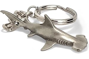 BIG BLUE BY ROLAND ST JOHN Ocean Themed Keychains | Whale Shark | Sea Turtle | Hammerhead | Dolphin | Reef Shark | Original Design By Roland St John