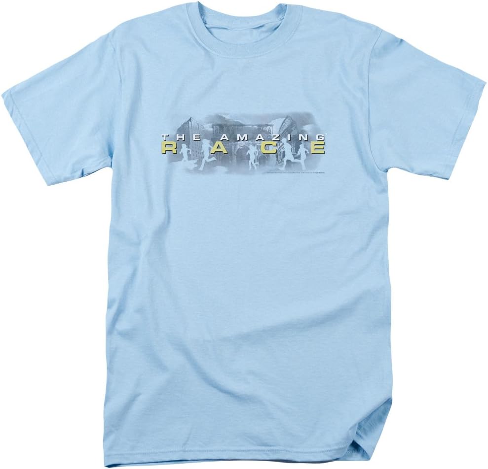Amazing Race CBS Reality TV Game Show In The Clouds Adult Mens T-Shirt Tee