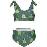 Dussdil Girls Tankini Bikini Sets of 2 Piece Bathing Suits Swimsuits for Girl Kids
