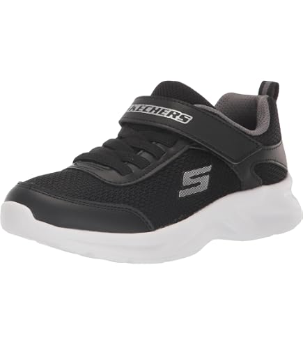 Amazon.com | Skechers Kids Boys Retro-Graph Sneaker, Charcoal/Navy