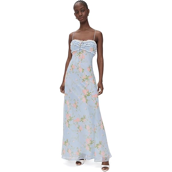 knee length dresses for ladies Sundrenched Solid Maxi Dress- Clay ~ Free People – Arizonia Rose main image 1