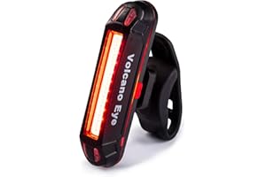 Volcano Eye Bike Rear Light,USB Rechargeable LED Safety Lights for Bicycle Taillights,Ultra Bright Waterproof Cycling Tail Li