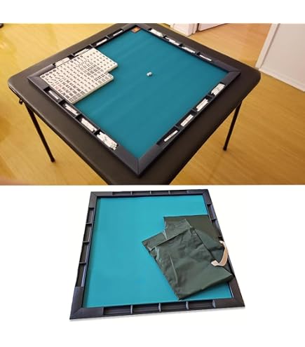 AMOS Plaque De Support Pour Mahjong – Avec Emplacement Pour Bâton De Portée Et Indicateur De Vent – Organise Les Tuiles Jetées – Dim. 14x14 Cm – Plastique Durable – Accessoire Indispensable