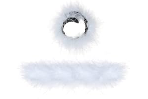 Cooluckday 2Pcs Women's Feather Slap Bracelets Watch Patting Circle Slap Ring Wrist Decoration Cuff Sleeves Slap Bangle