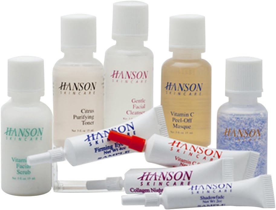 Hanson Skincare Skin Care Sample Packs, 10 Count