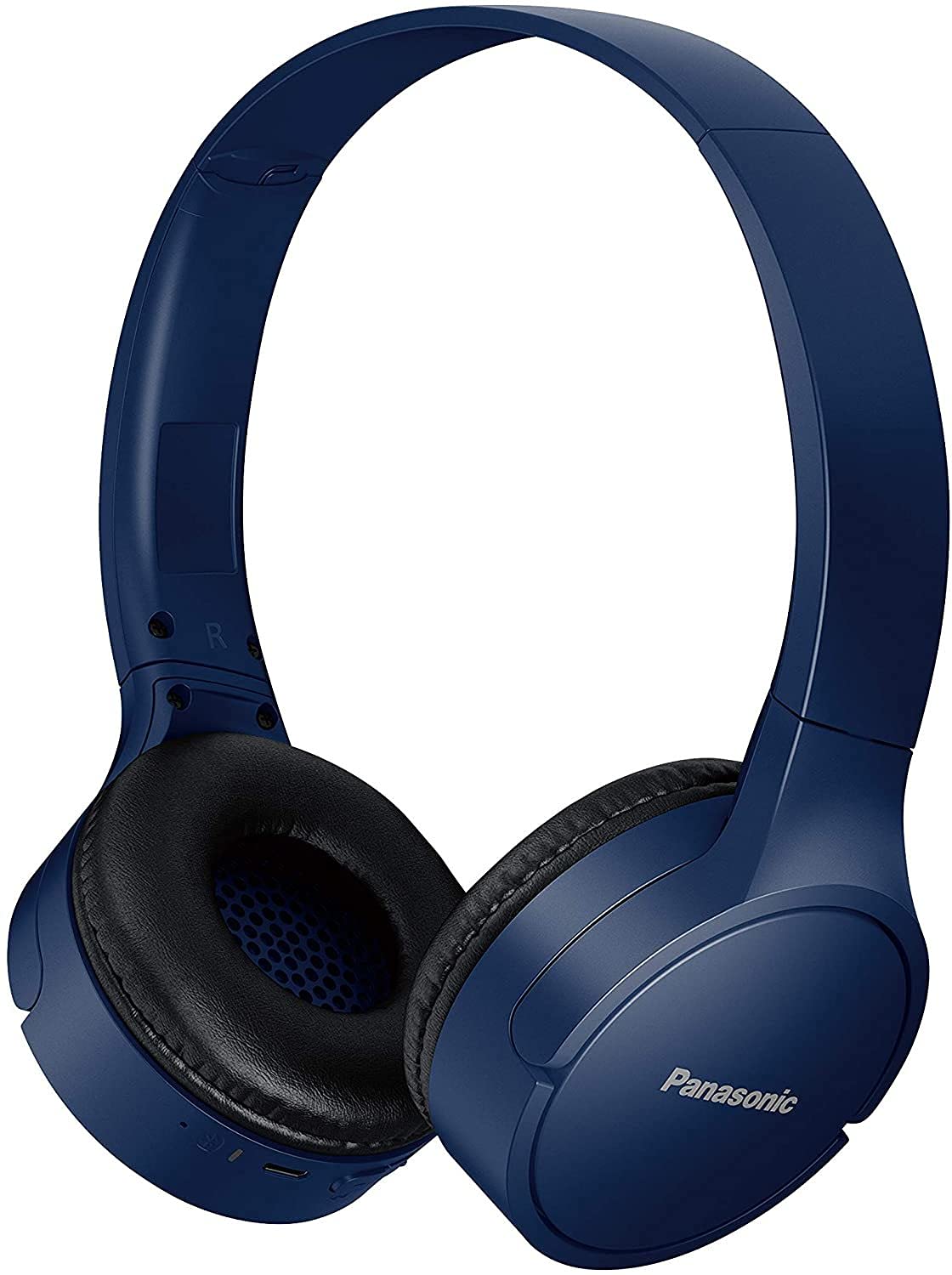 Panasonic Bluetooth Headphones RB-HF420B (On Eear, Quick Charge, Up to 50 Hours Battery Life, Light Headphones, Voice Control), Blue