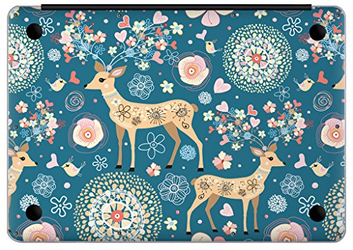UESWILL Full Body Sticker for 13" MacBook Air, [Anti-scratch] Vinyl Art Skin Decal Sticker- Set w/ Keyboard,Palmrest,Touchpad,Upper & Bottom Skin+Microfibre Cleaning Cloth,(Deer) - Thumbnail 4