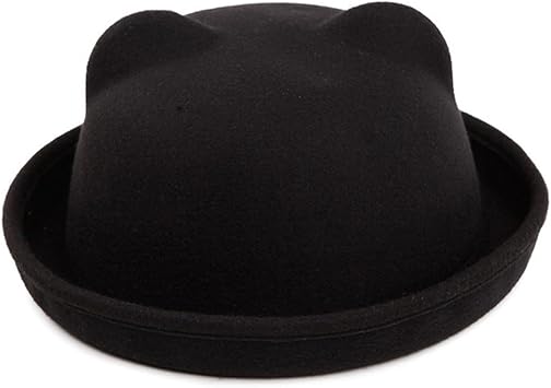 Tininna Kinder Niedlich Rund Katze Ohr Filz Hut Filzhut