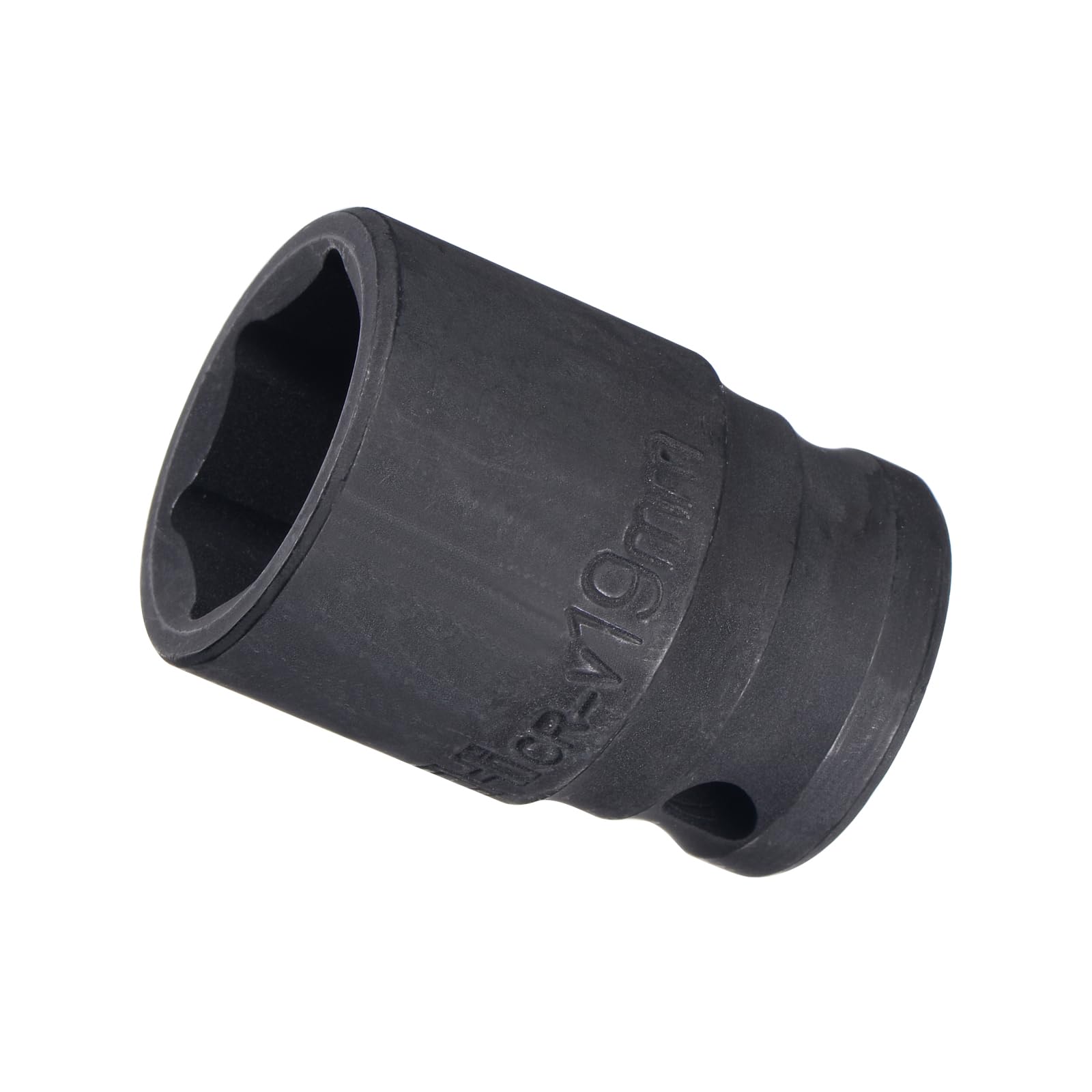 CoCud Deep Impact Socket, 1/2 Inch Drive 19mm Socket Size, CR-V 6-Point Metric Deep Sockets - (Applications: for Remove Tighten Hex Head Bolts Nuts)